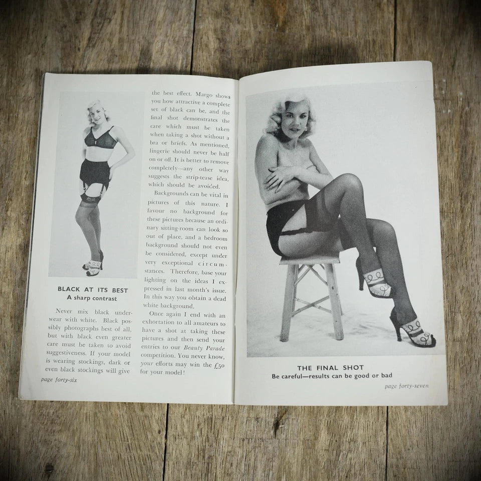 Carnival November 1955 Pocket Pin-Up Glamour Photography Magazine, Stockings