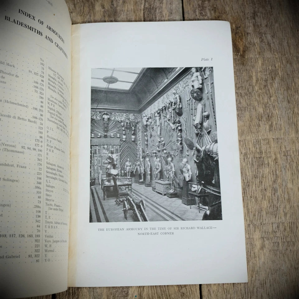 European Arms and Armour Part I Gallery VII, Wallace Collection Catalogues 1920