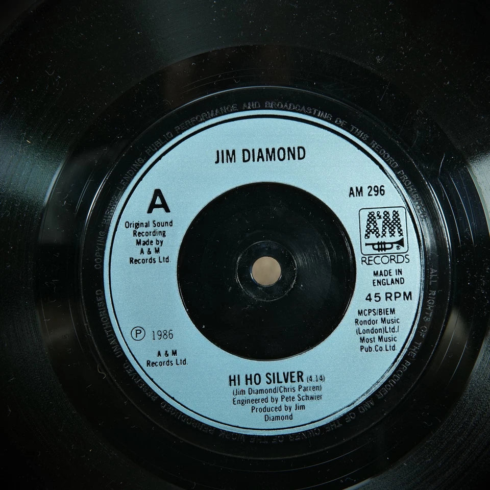 Record 7" Single: Jim Diamond, Hi Ho Silver (Boon TV Series)
