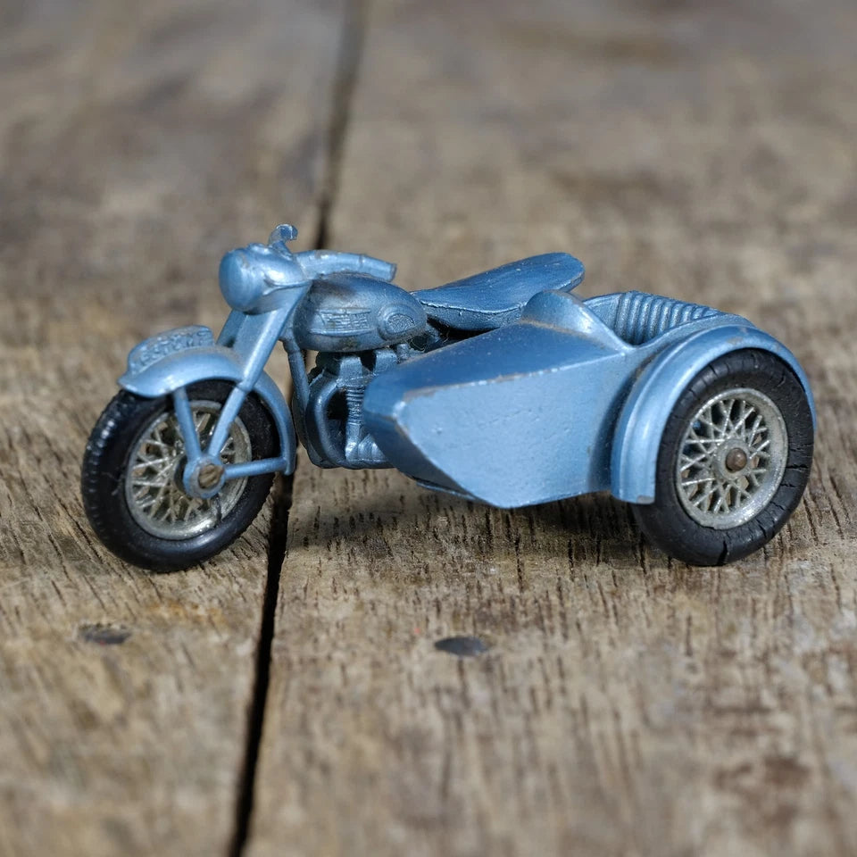 Original Vintage Matchbox/Lesney Triumph Tiger T110 Bike Sidecar Outfit, No Box
