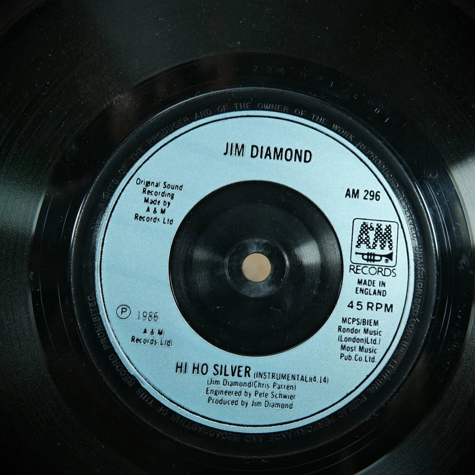 Record 7" Single: Jim Diamond, Hi Ho Silver (Boon TV Series)