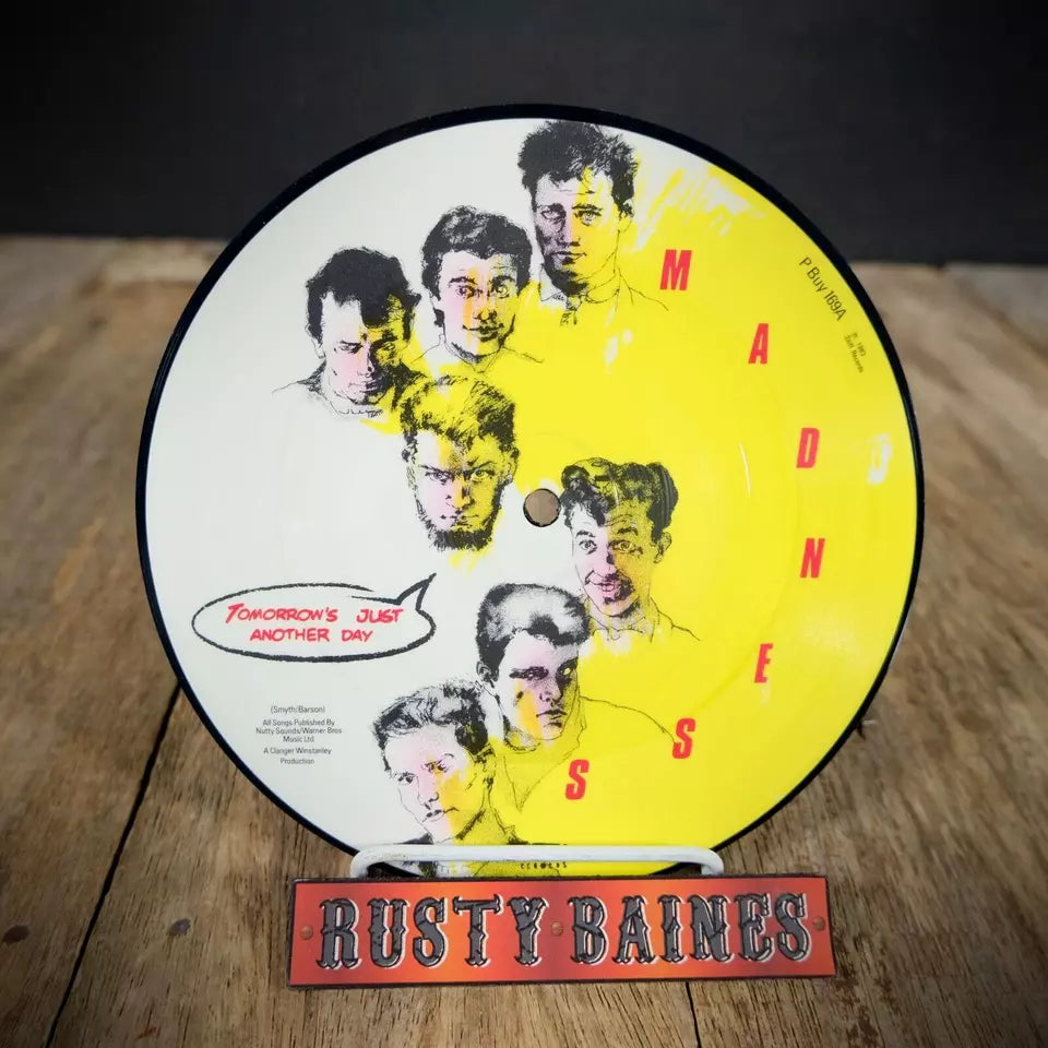 Record 7" Picture Disc Single, Madness, Tomorrow's Just Another Day