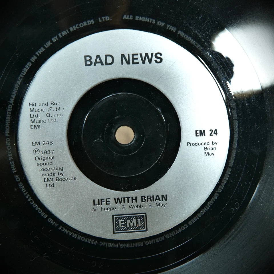 Record 7" Single: Bad News, Bohemian Rhapsody (Comic Strip)