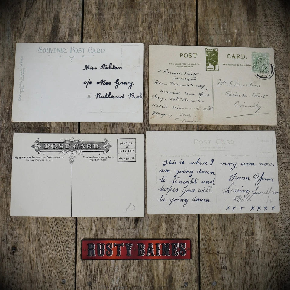 Bridlington Postcard Bundle x4 Spa, Sea Front, Early 1900s