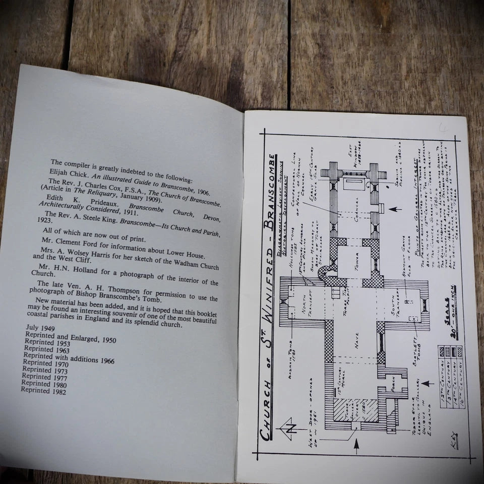 Branscombe Devon: The Parish and the Church Booklet, F C Butters
