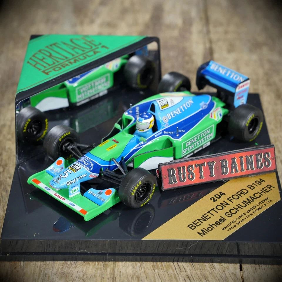 Onyx Heriate F1 Benneton Ford B194, Michael Scumacher, Boxed 1/43 Model 204