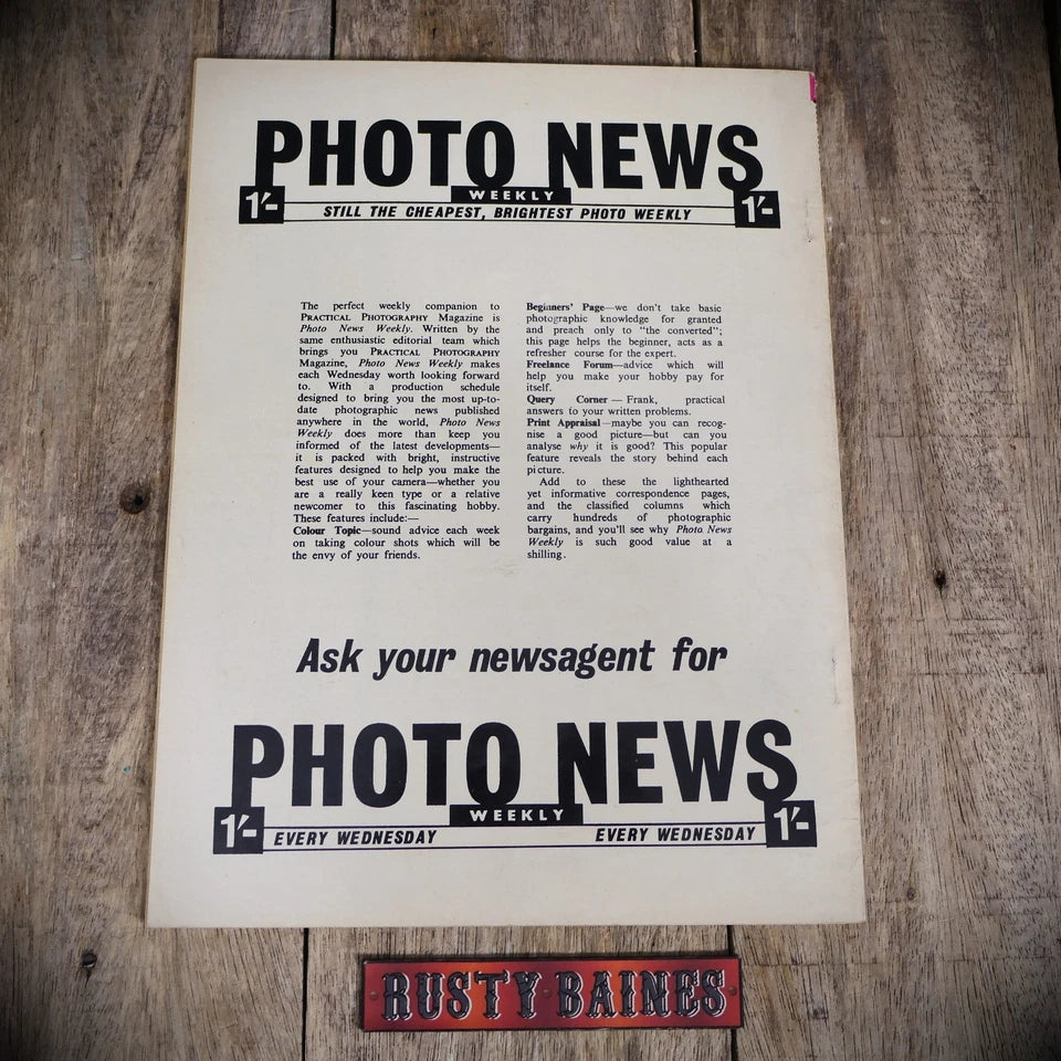Vintage Practical Photography Magazine January 1967