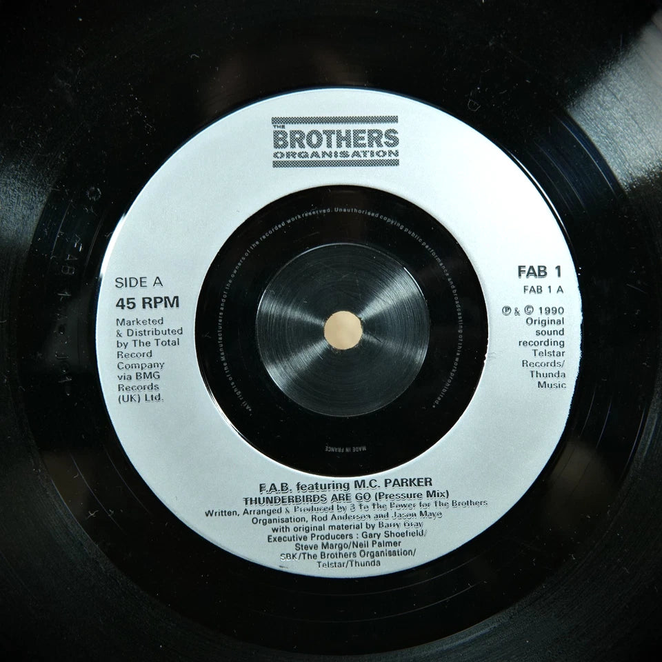 Record 7" Single: Thunderbirds Are Go, MC Parker