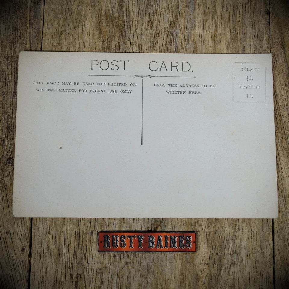 Postcard, Historic Football Team Real Photo, BCI 1905