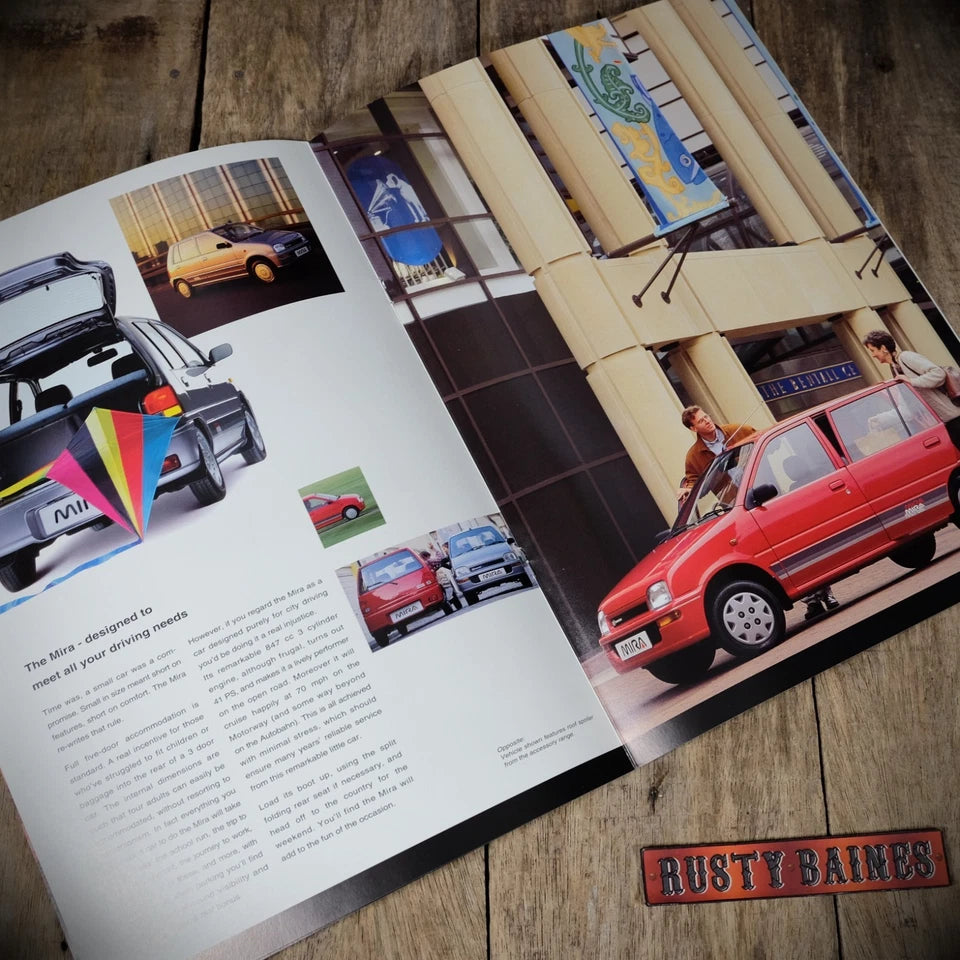 Car Brochure, Daihatsu Mira, Undated, 1990s
