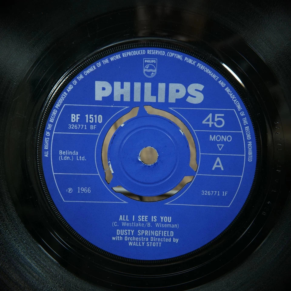 Record 7" Single: Dusty Springfield: All I See is You