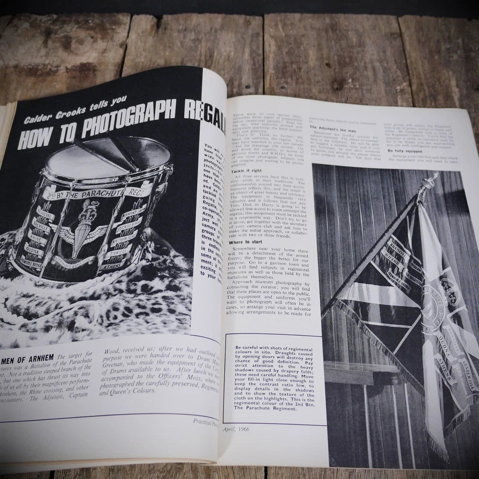 Vintage Practical Photography Magazine April 1966