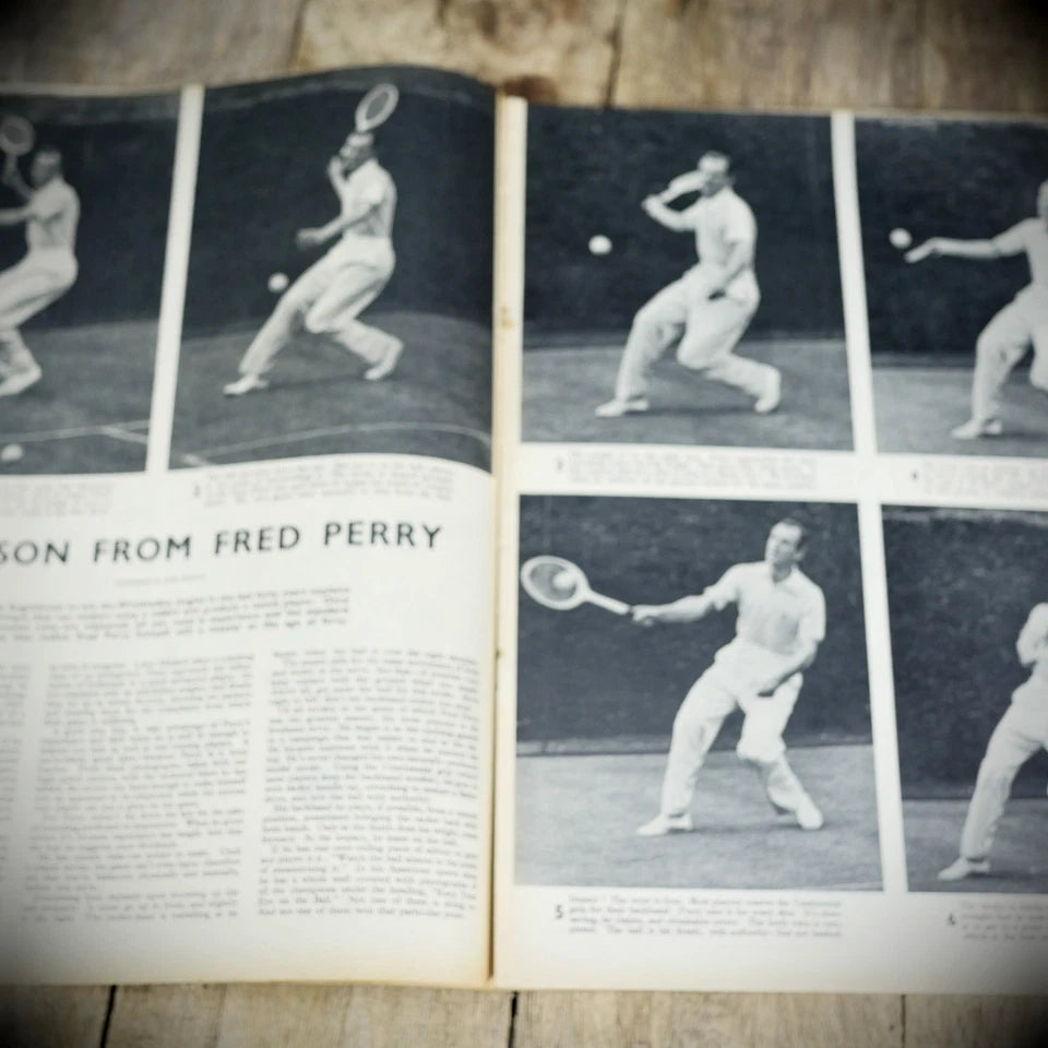 Picture Post 23 July 1949 Kurt Hutton, Carl Sutton-Fred Perry, Bert Hardy-Circus