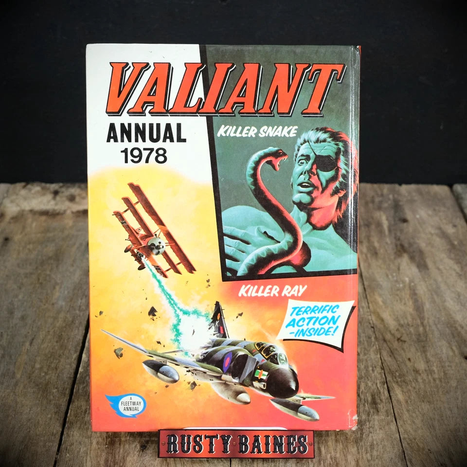 Valiant Annual 1978, Vintage British Fleetway Comic Hardcover, Excellent