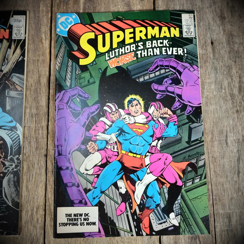 DC Comic, Superman #401, 402, 407, 1984/85