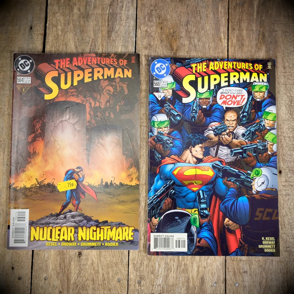 Comic Bundle, DC The Adventures of Superman #560-563-564-566-567-569