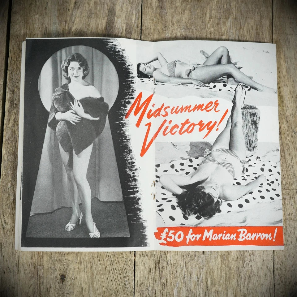 Carnival November 1955 Pocket Pin-Up Glamour Photography Magazine, Stockings