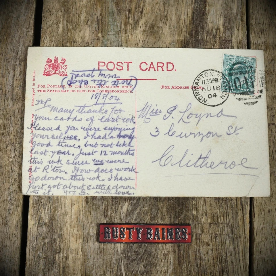 Postcard, Normanton, Wakefield Road 1904, Printed