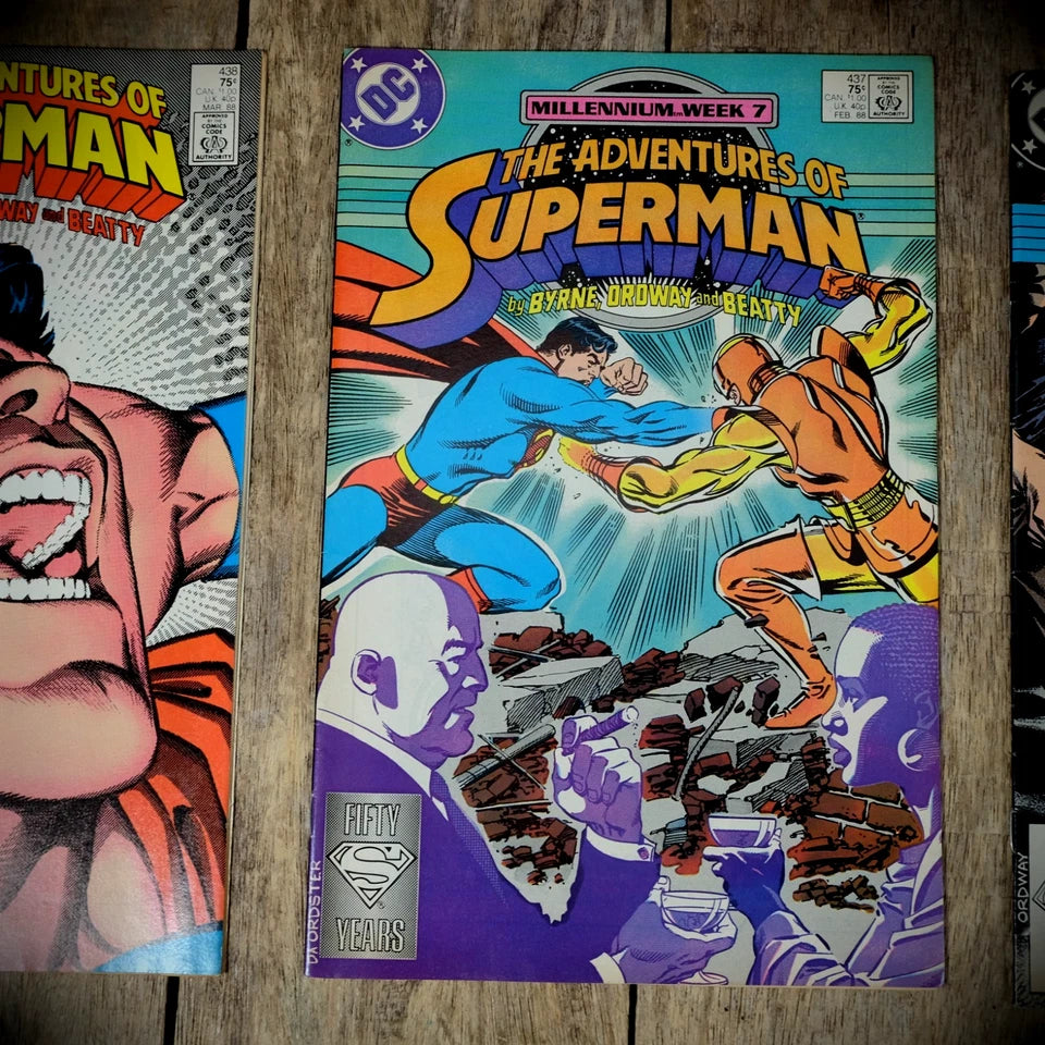DC Comic, Superman #436, 437, 438, 1988