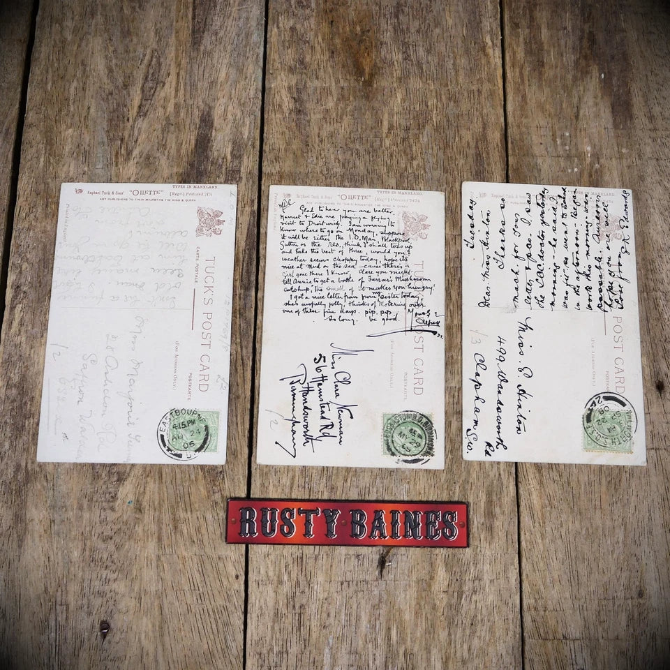 Postcard Bundle, Isle of Man, Fishing Old Sea Salt, Fisherman, Maiden