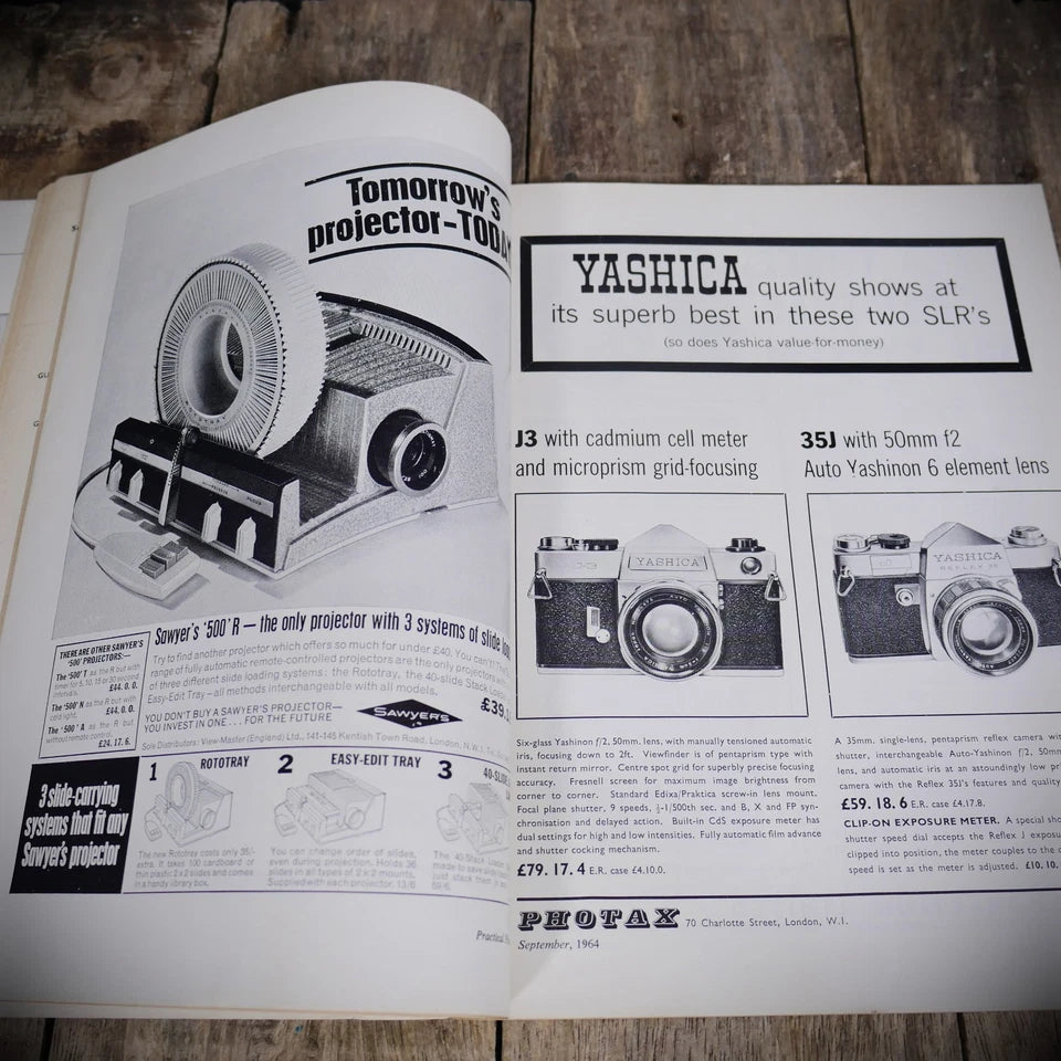 Vintage Practical Photography Magazine September 1964