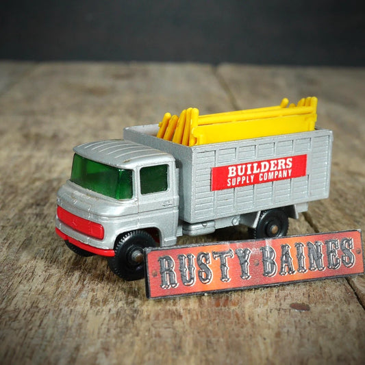 Original Vintage Matchbox/Lesney Mercedes Scaffolding Builders Truck, No Box