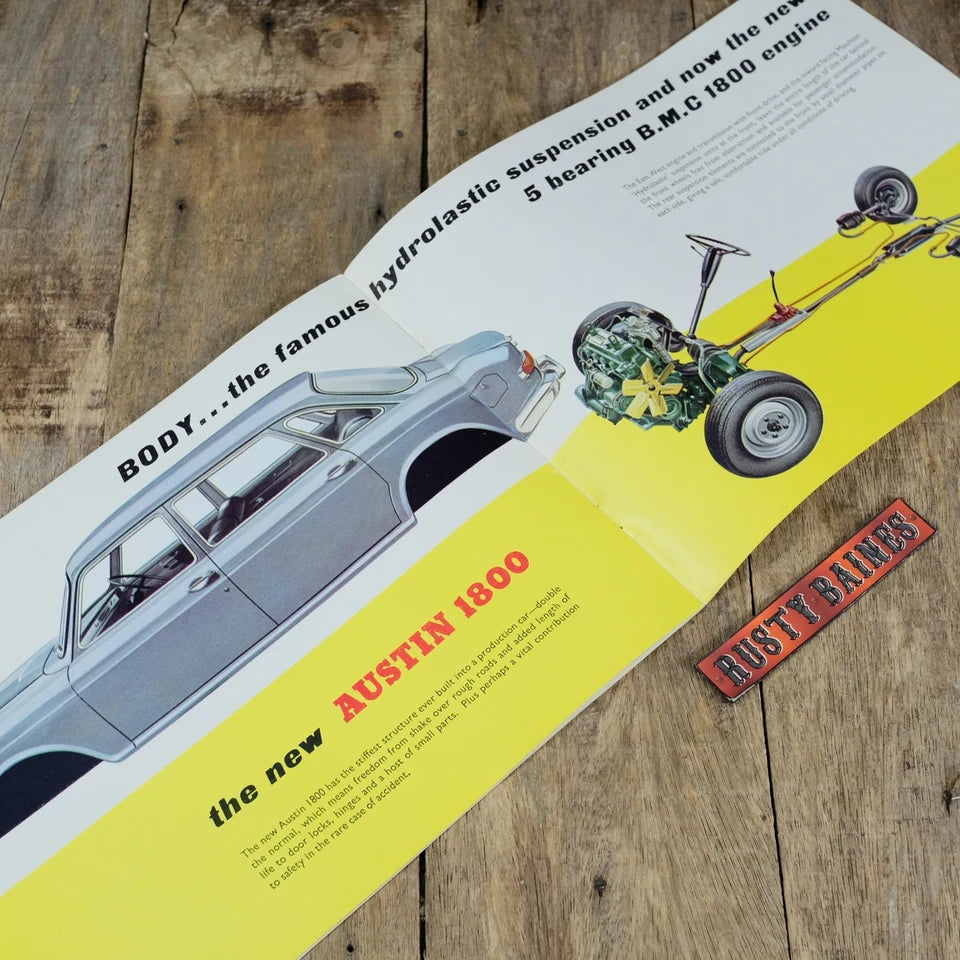Original Car Brochure, Austin 1800 Pininfarina #2267