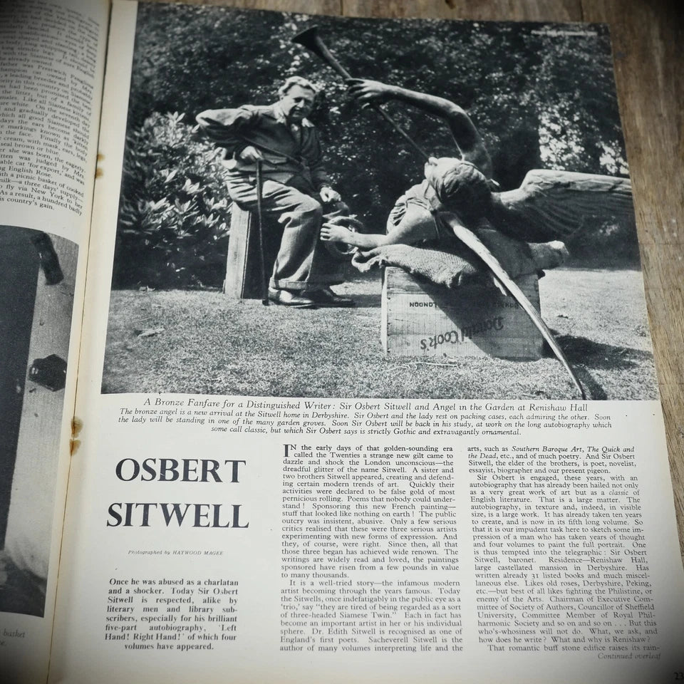 Picture Post 17 September 1949 Kurt Hutton-Malta, Osbert Sitwell, Fashion
