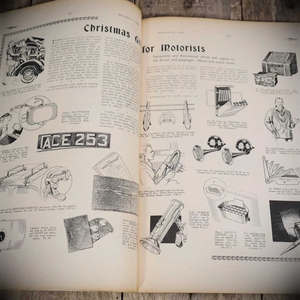 Vintage Motor Magazine December 6th 1938, Pre-WW2, Morris Ten