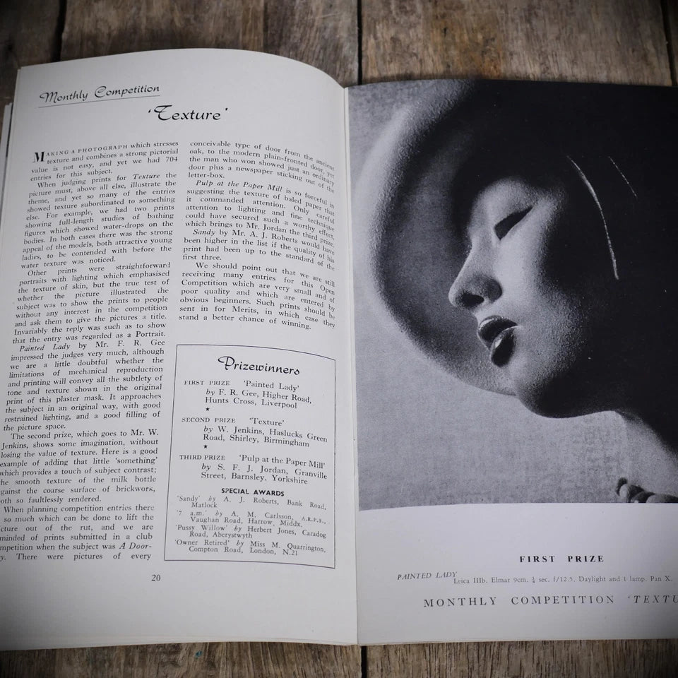 Vintage Good Photography Magazine July 1951, Pocket Size, The Nude
