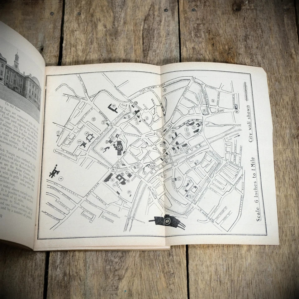 Official Guide to the City of York 1948, Vintage Travel/History Book, Softcover