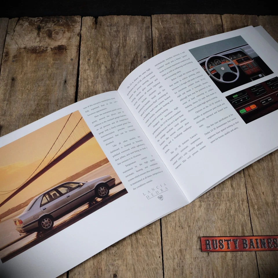 Car Brochure, Lancia Dedra, Undated