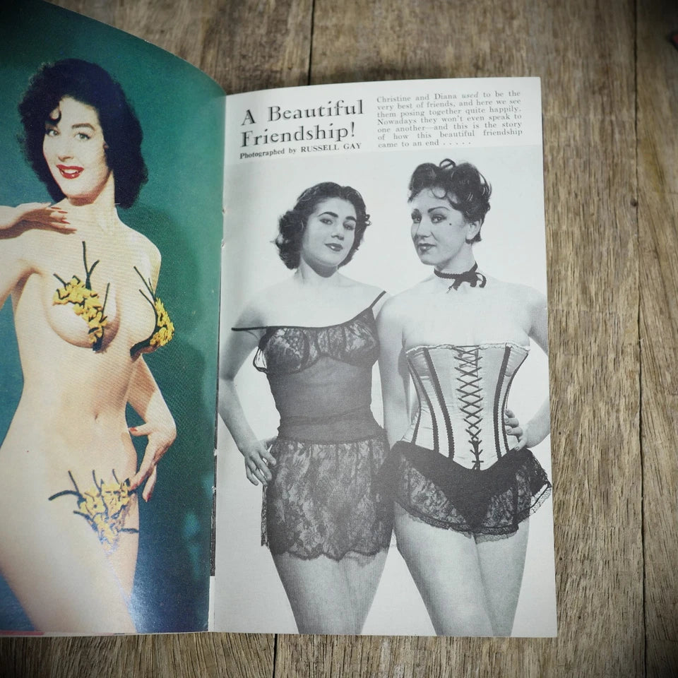Carnival Spring 1957 Pocket Pin-Up Glamour Photography Magazine, Stockings
