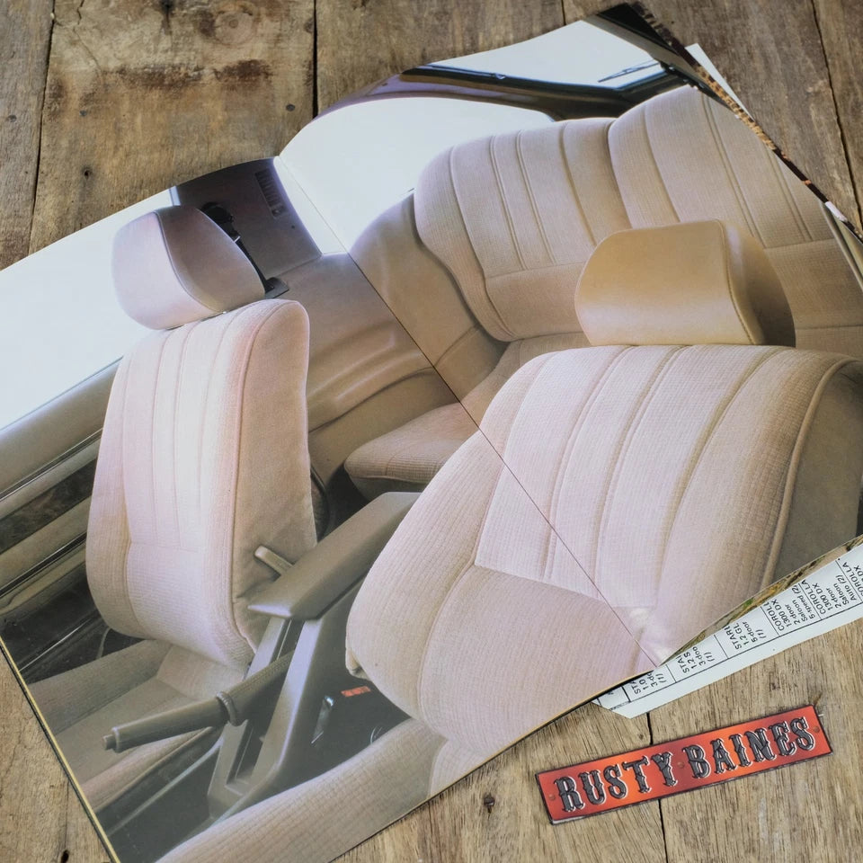 Original Car Brochure, 1980 Toyota Celica Range, UK Price List, Coupe/Liftback