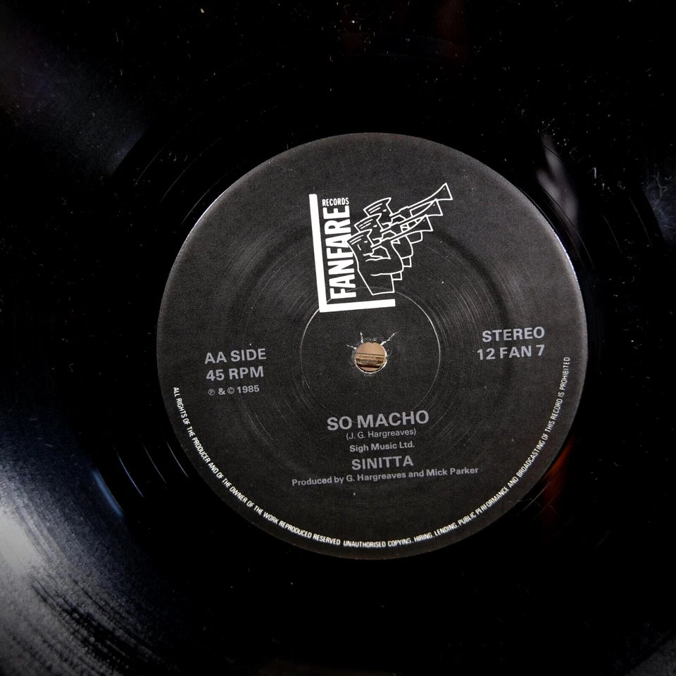 Record 12" Single x2, Sinitta, GTO/So Macho