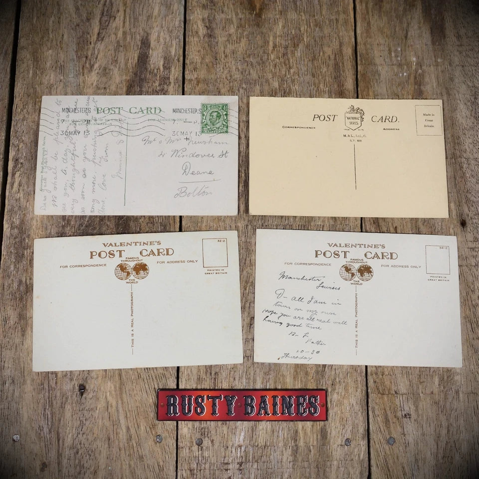 Postcard Bundle, Manchester Library/Hotel/Cathedral