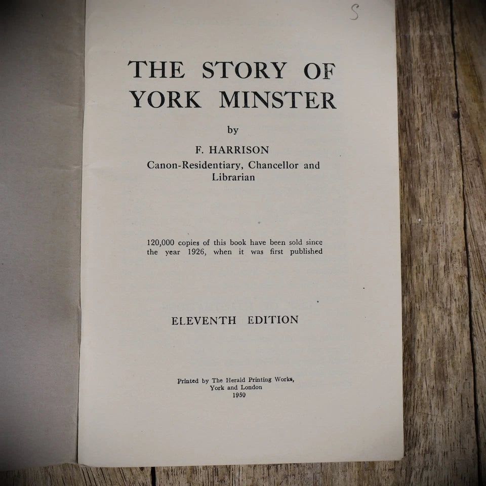 York Minster It's Story, 1950 Softcover Booklet
