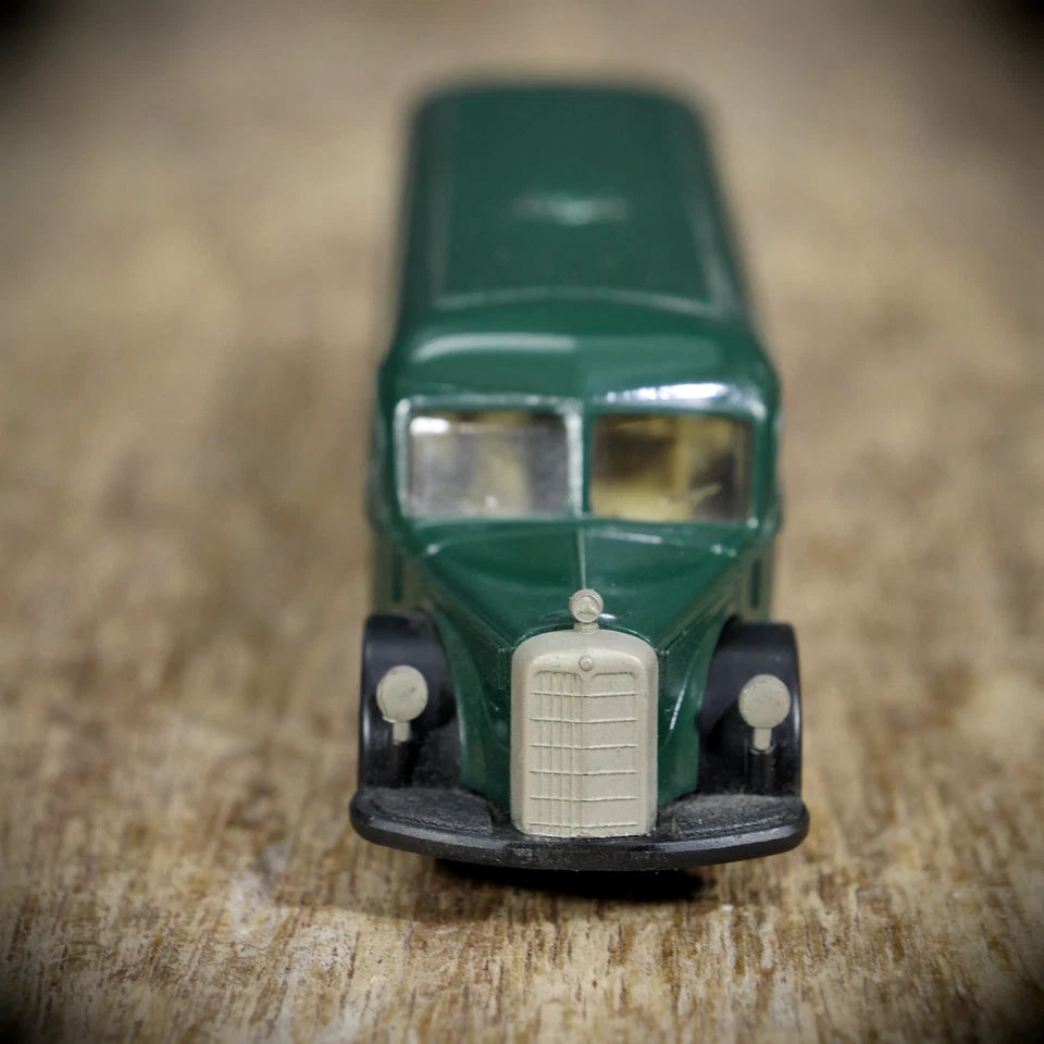 Brekina Mercedes-Benz Coach Bus, West German, Green Plastic