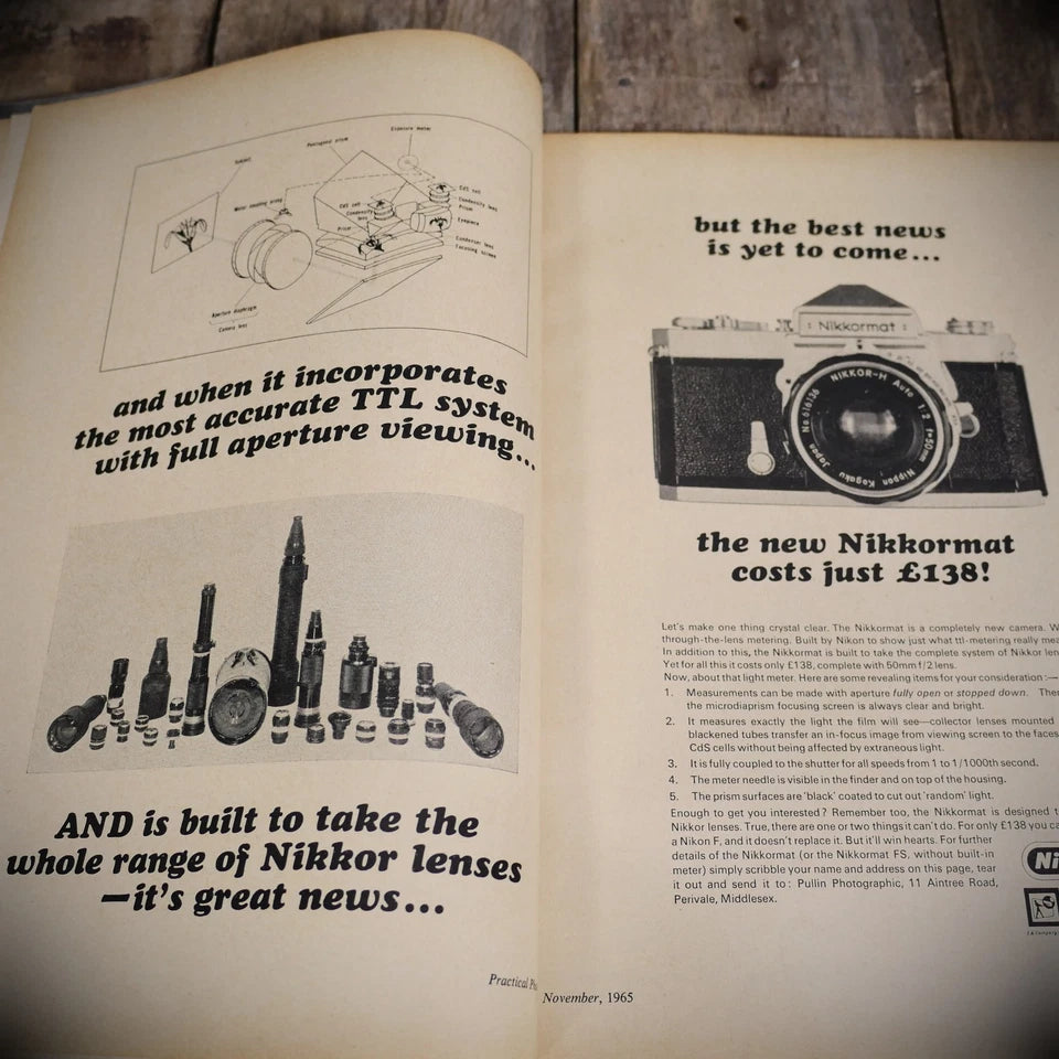 Vintage Practical Photography Magazine November 1965
