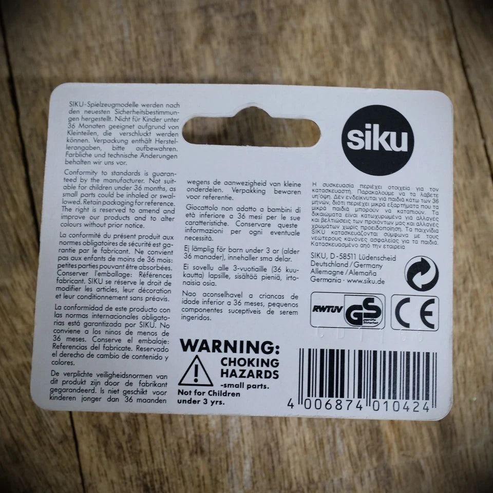 SIKU 1042 Smart Car Cabrio, Blue/Silver, Blisterpack