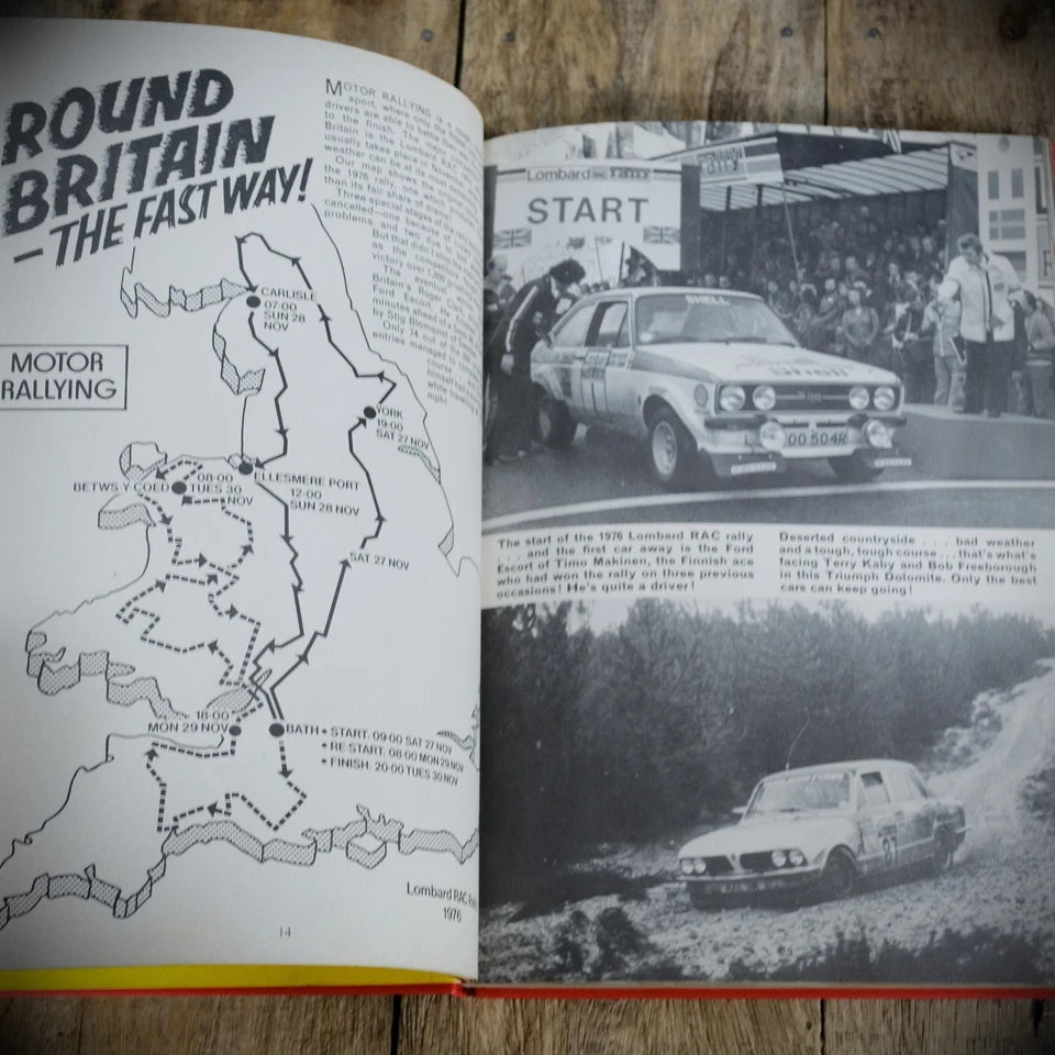 Tiger Book of Sport Annual 1978, RAC Rally, Football, Drag Racing, Tennis Etc.
