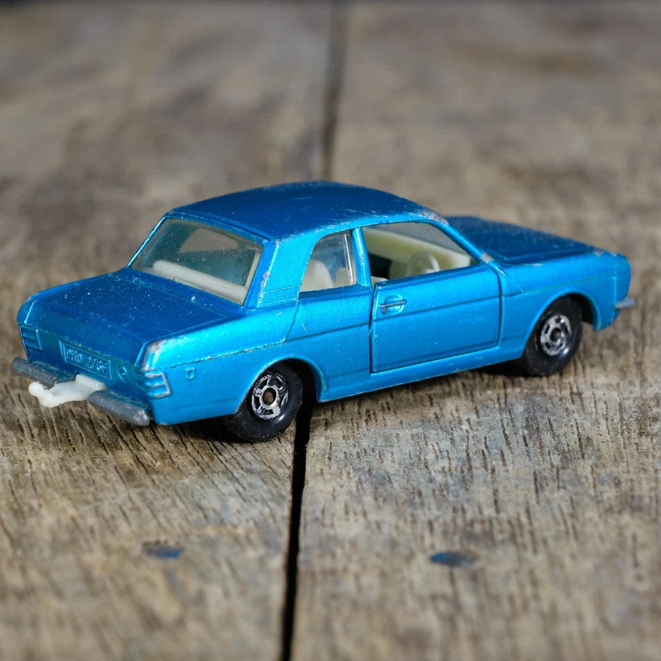 Original Vintage Matchbox/Lesney No.25 Ford Cortina Mk2 Blue, No Box