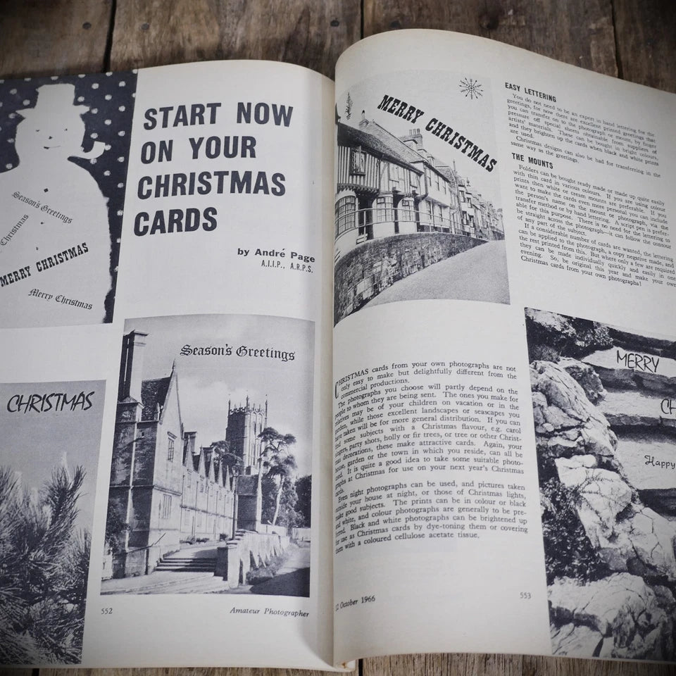 Vintage Amateur Photographer Magazine 12 October 1966