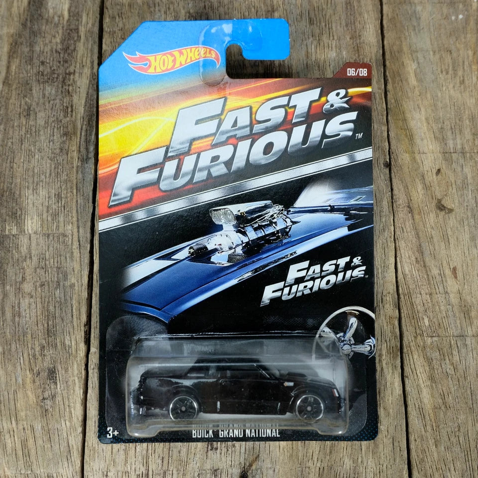 Hot Wheels, Fast & Furious, Buick Grand National, Black, Long Card