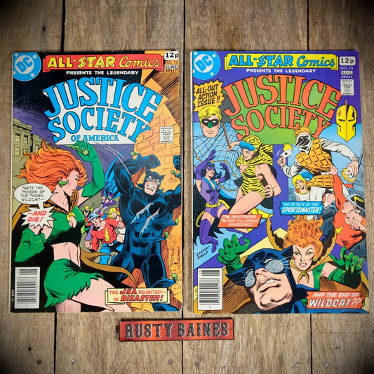 Comic Bundle, DC, Justice Society #72-73