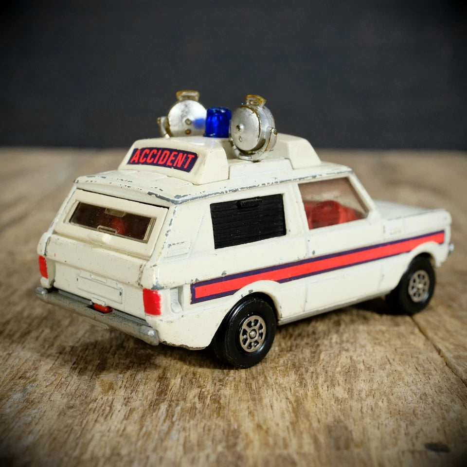Vintage Corgi Whizzwheels Range Rover, Vigilant Police Car, Playworn, Unboxed