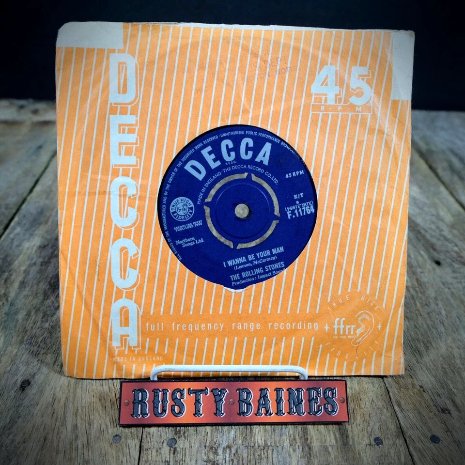Record 7" Single, The Rolling Stones, I Wanna be Your Man