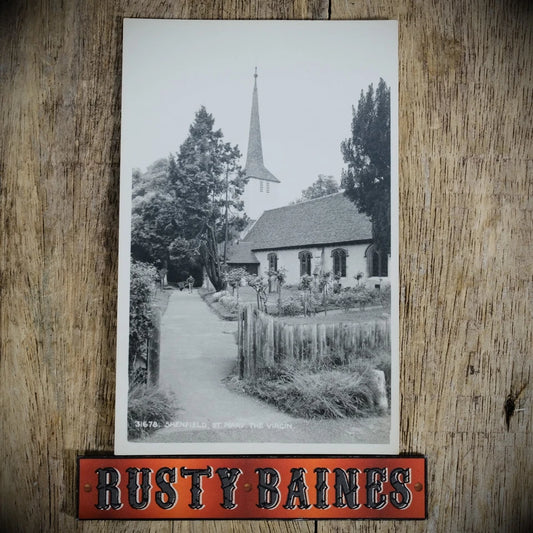Postcard, Shenfield, St Mary the Virgin Church, Essex, Real Photo