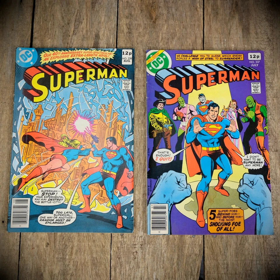 Comic Bundle, DC Superman #334-336-337-338