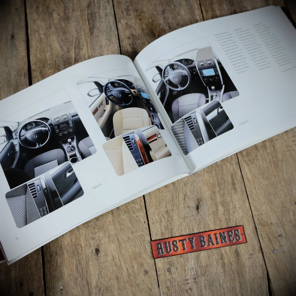 Sales Brochure, Mercedes A-Class, March 2005 A160/180/200 CDI, A200 Turbo Etc.